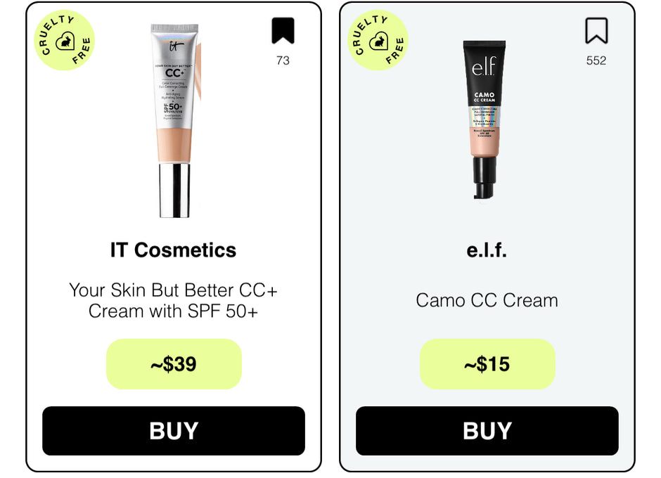 IT Cosmetics Your Skin But Better CC+ Cream with SPF 50+ Alternative ...